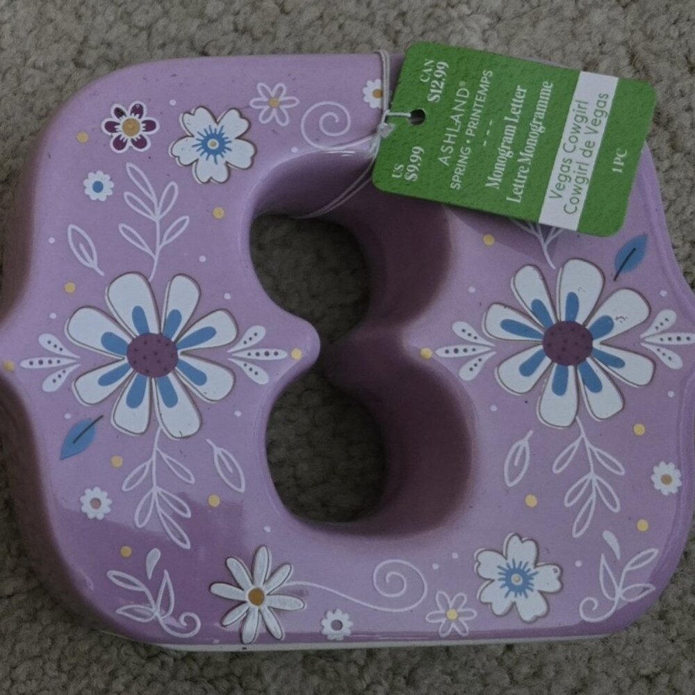 Ceramic Letter "O" Ashland Vegas Cowgirl Monogram